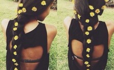 Flowers in Her Braid