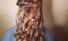 Simple Half Twist Updo