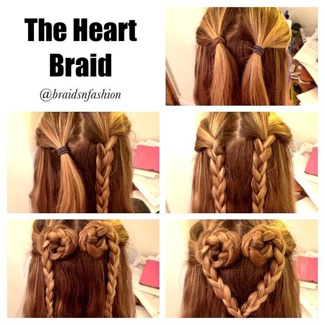 heart braid tutorial
