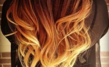 Auburn to Blonde Ombre