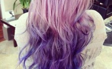 Purple Ombre Dip Dye