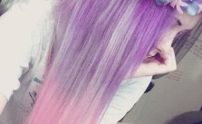 Pastel Lavender Hairstyle