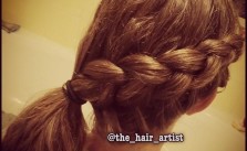 French Braid Side Pony