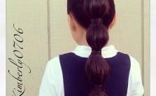 Perfect Bubble Ponytail