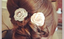 Bridesmaid Flower Updo