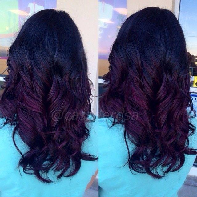 violet red ombre