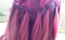 Colorful Waterfall Braid