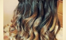 Waterfall Braid & Wavy Curls