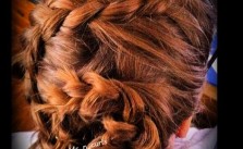 Dutch Braid Flower Bun