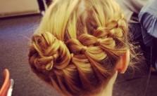 Four Strand Braid Updo