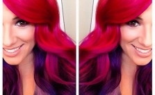Hot Pink & Violet Hair