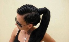 Braided High Ponytail