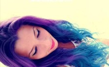 Purple to Blue Hair