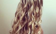 Blonde Waterfall Curls