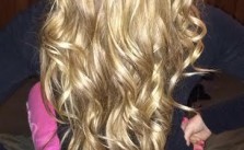 Blonde Messy Curls