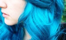 Vibrant Blue Hair