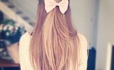 Blonde Cut & Bow