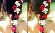 Braided Flower Hair