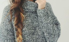 Chunky Knit Side Braid