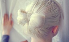 Platinum Blonde Bow