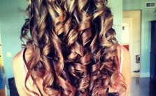 Brown Curls Highlights