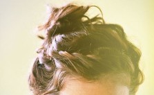 Braid Bangs & Messy Bun