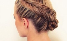 Fishtail Braid Updo