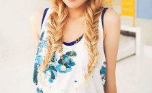 Blonde Pigtail Braids