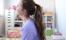 Low Wavy Ponytail