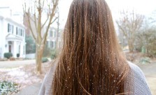 Snow Flaked Hair