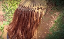 Neat Waterfall Braid