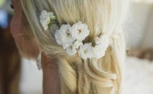 Blonde Wedding Curls