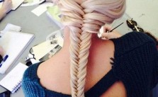 Platinum Blonde Fishtail