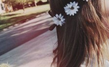 Messy Hair Flower Crown