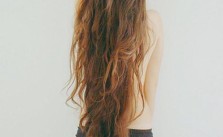 Long Messy Brown Hair