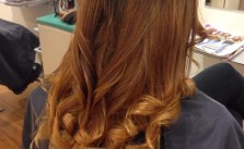 Dark Brown Ombre Curls