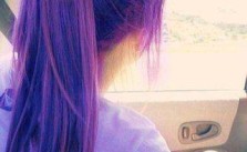 Purple Ponytail