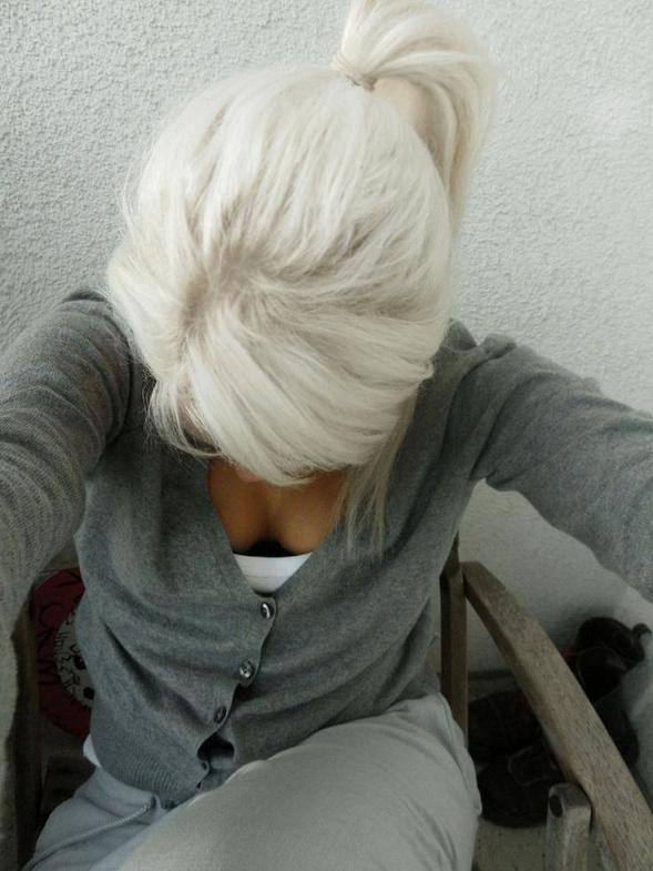 white blonde