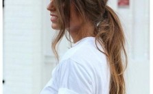 Pretty Messy Ponytail