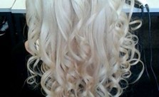 Silver Blonde Curls