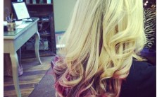 Red Violet Curls