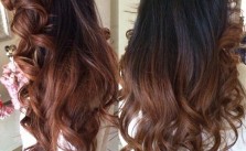 Dark Brown Ombre Curls