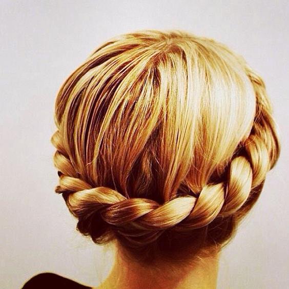 twisted updo