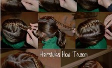 French Fishtail Accent Ponytail Tutorial
