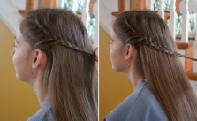 Half Up Braided Preview