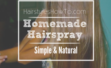 DIY Natural Hairspray