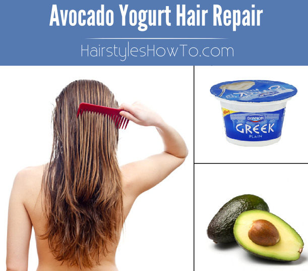 Avocado Yogurt Hair Repair