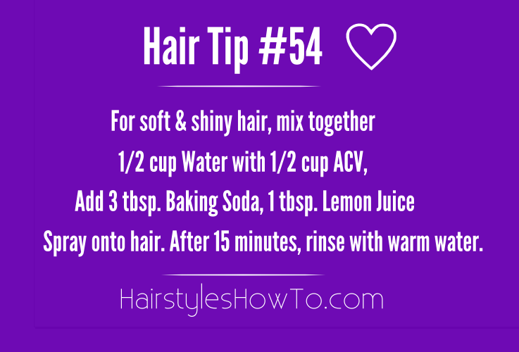 Shiny Hair with ACV