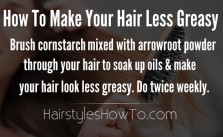 Simple Trick for Greasy Hair