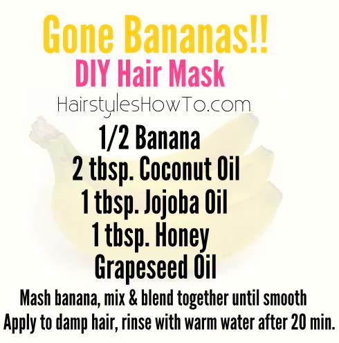 Gone Bananas!! DIY Hair Mask